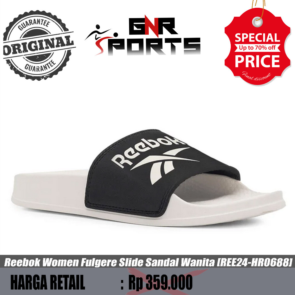 Reebok Women Fulgere Slide Sandal Wanita [REE24-HR0688] Original 100%