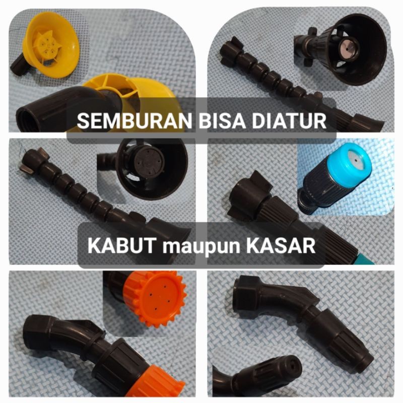 Nozzle plastik tangki semprot elektrik bisa diatur adjustable nozzle sprayer CBA DGW NAGASAKI