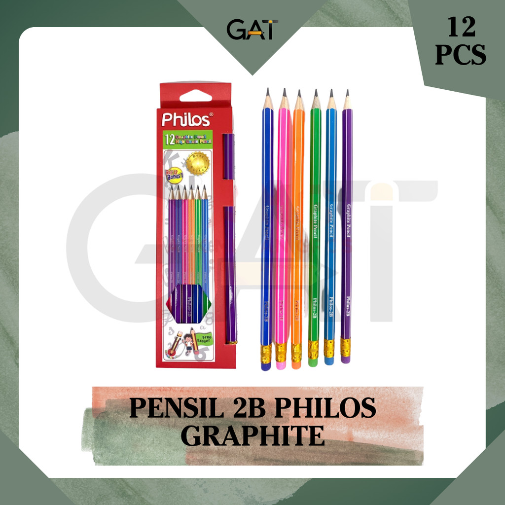 

PENSIL PHILOS GRAPHITE PH-8628 PER LUSIN 12PCS BONUS 1PCS!!!