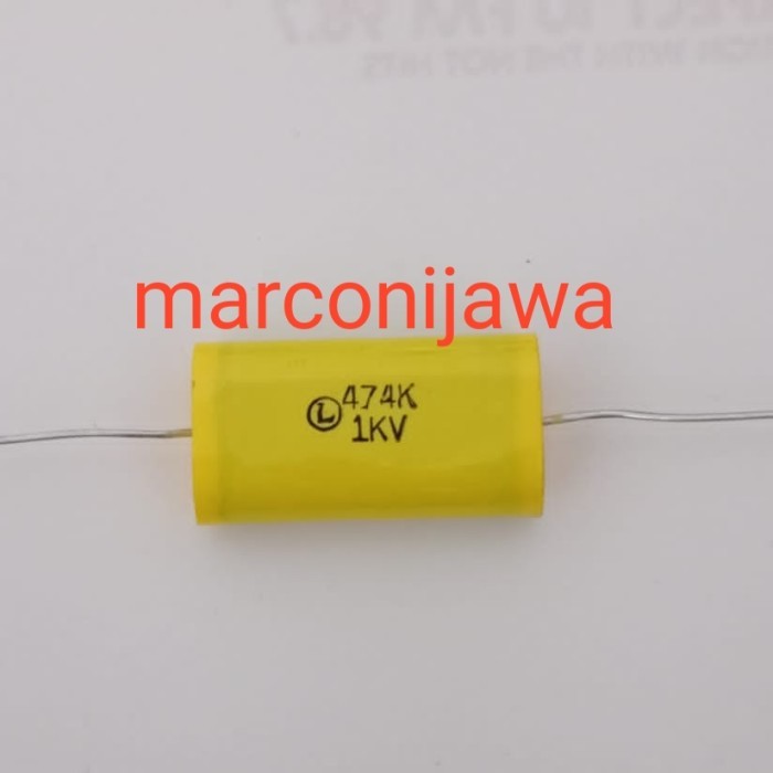 ELC99 capasitor 474K 1KV 0,47uf mea 31x17x10mm