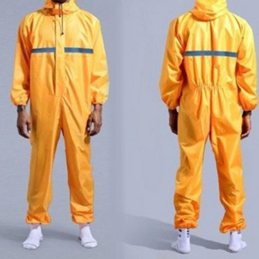 Hooded Raincoat Unisex Fashion Outdoor Waterproof Rain Coat Jacket Pants Cycling Riding Poncho Cover