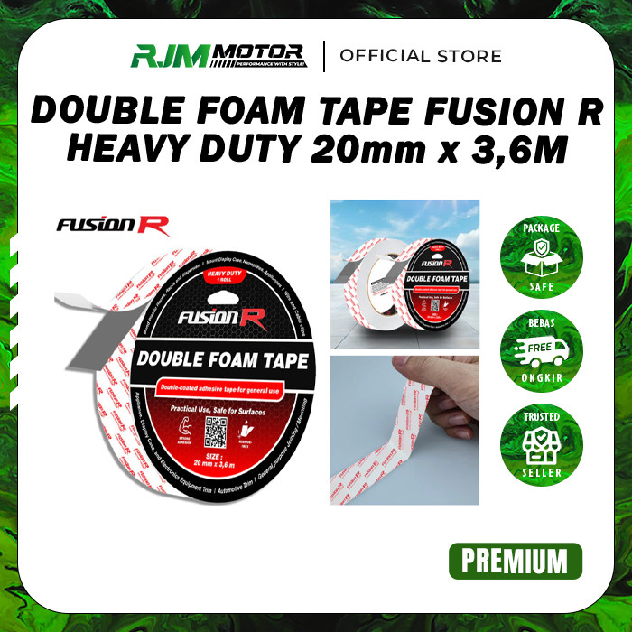 Double Tape PE FOAM Busa 20mm x 3,6Meter Solasi Busa BB 20mm x 3,6 Meter Tebal Kuat PMT Kualitas Bag