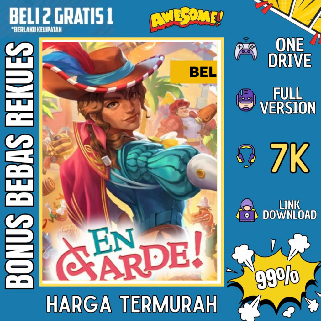 EN GARDE - GAME PC - GAME LAPTOP - PC GAMES - BELI 2 GRATIS 1 - ORIGINAL WINDOWS - GARANSI 100%