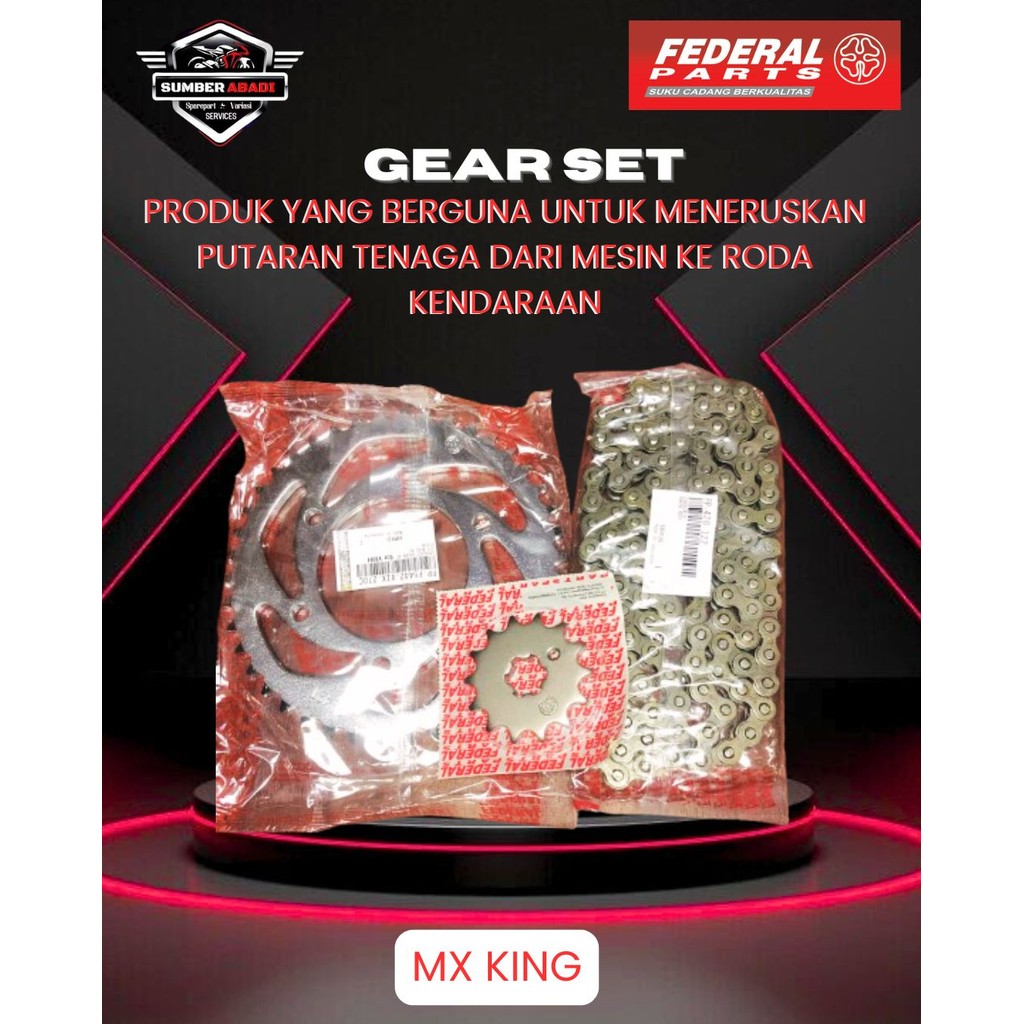 Federal Gear Set MX King