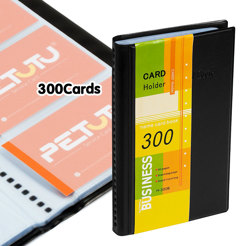 

Buku Tempat Kartu Nama 300 Cards Organizer Name Business Card Holder Buku 190*110MM