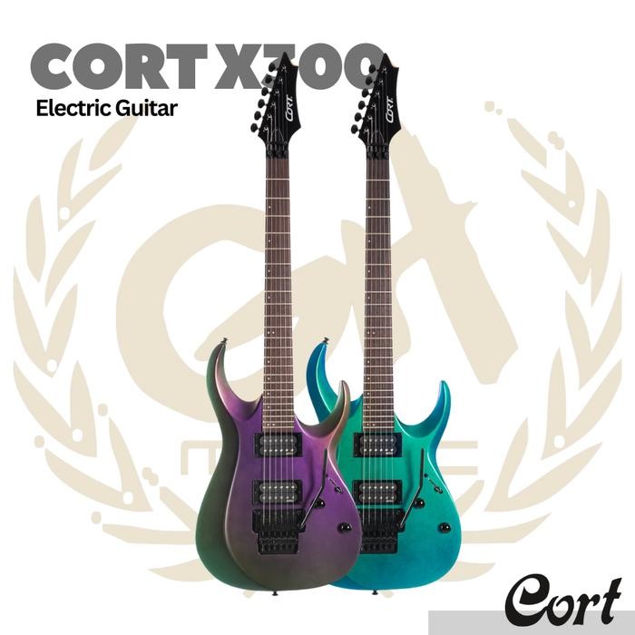 Cort X300 Electric Guitar Flyod Rose Active - Gitar Elektrik