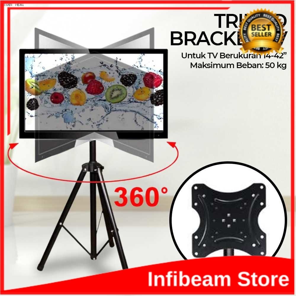 Fidck Tripod Bracket TV Folding Stand floor TV 14-42 Inch / Bracket TV breket LED LCD TV 14 -42 inch