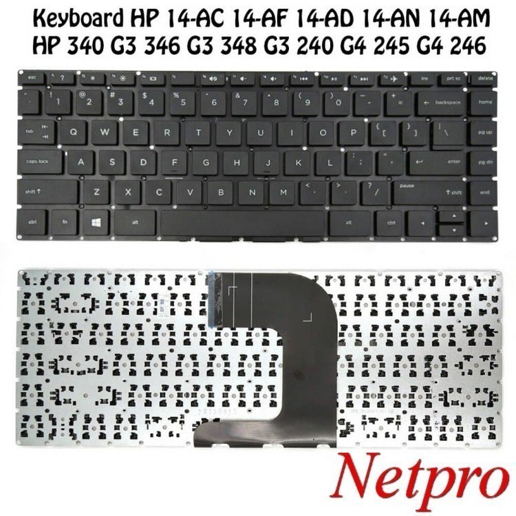 Keyboard Laptop HP 14-am015TX 14-am125TX 14-am129TX 14-am507TU -NP