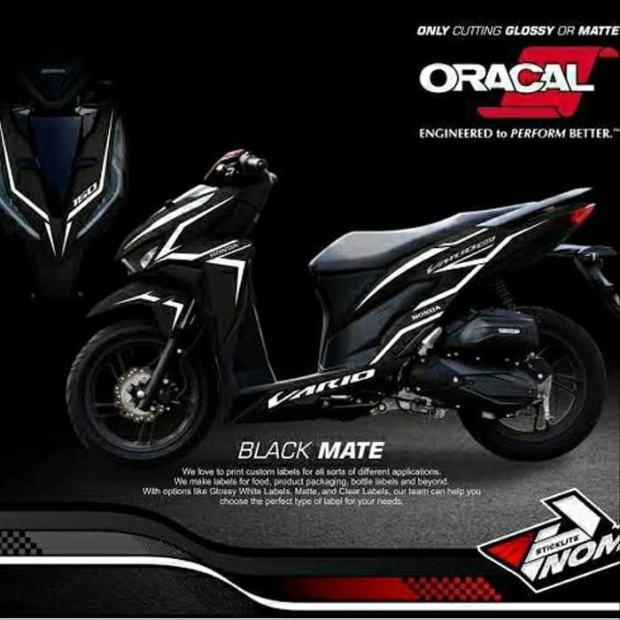 cutting sticker new honda vario 150-125