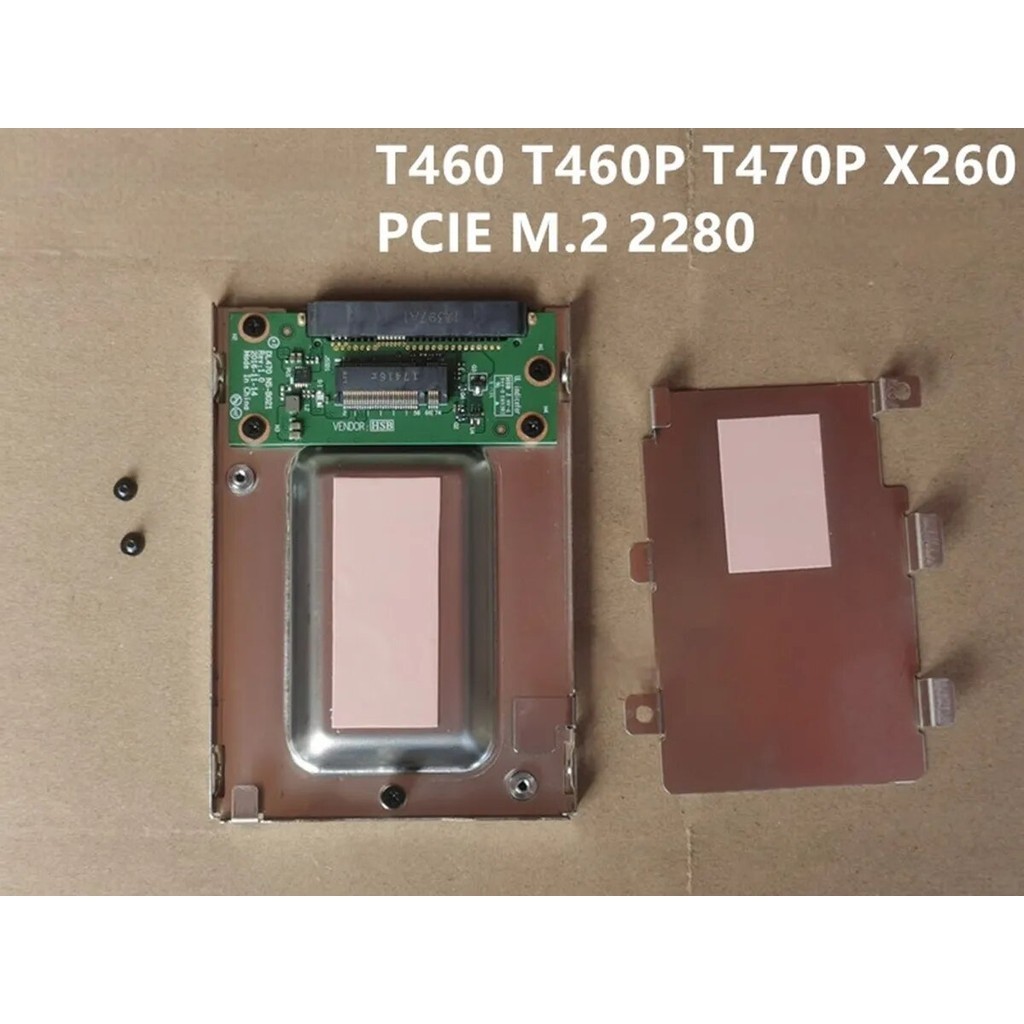 New SSD HDD NVMe M.2 Adapter Caddy & cable  for LENOVO Thinkpad T460 T460P T470P X260 To Nvme PCIE M