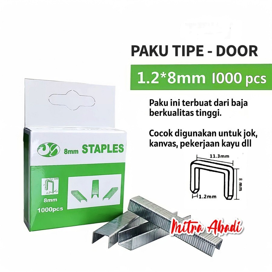 

Refill Isi Staples / Stapler Gun Tacker Tembak 3 IN 1 SERBAGUNA