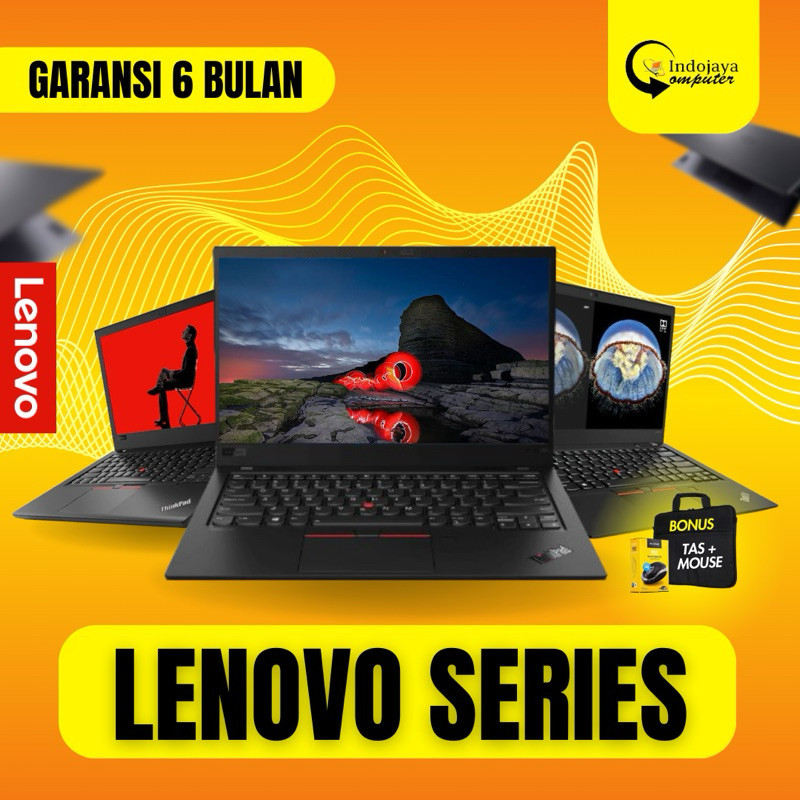 promo Laptop Lenovo ThinkPad Core i7/i5 RAM 8GB SSD 256GB 14 Inch Like New