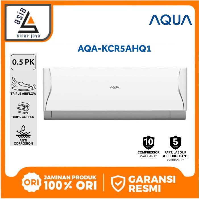 AQUA Elektronik Turbo Cool Air Conditioner AC 1/2PK AQA KCR5AHQ / AQA KCR5AHQ1