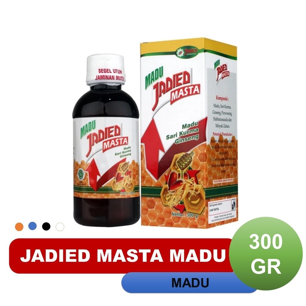

Jadied Masta Madu Kurma Gingseng 300 gr Botol