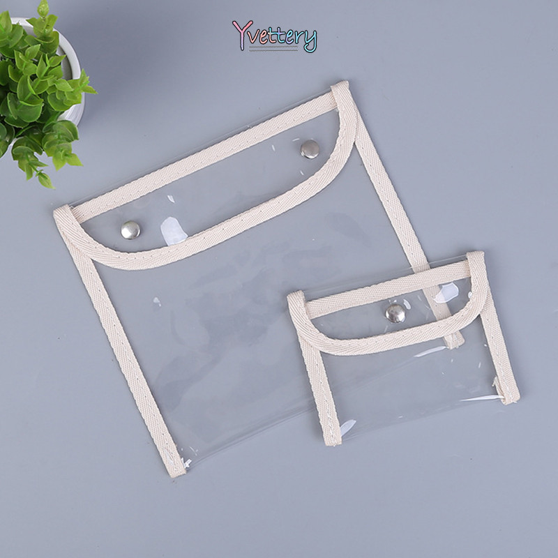 

❤️COD Tas Penyimpanan Pengikat Sederhana Gaya Jepang Dompet Nol Dompet Transparan Tas Penyimpanan Portabel Mini-Yy