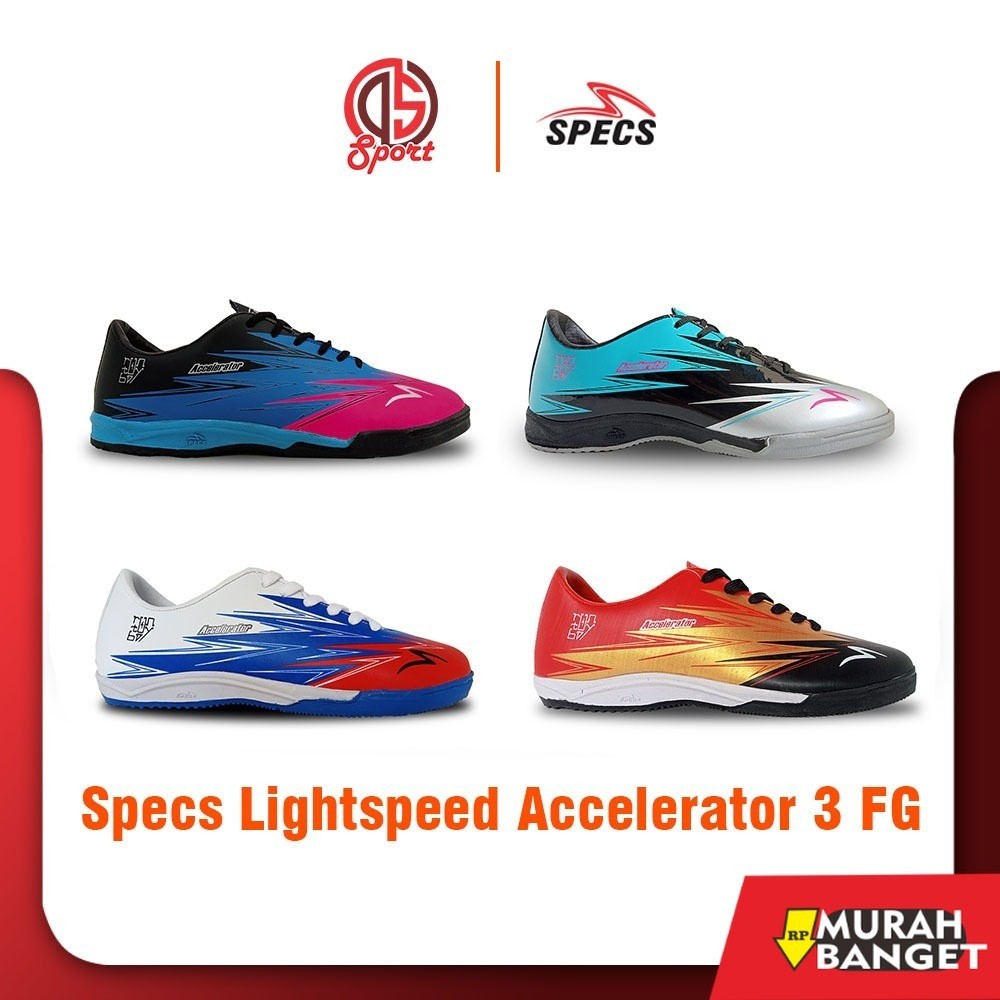 Sepatu specs keren- Sepatu Futsal Spec .s Accelerator Lightspeed 3 IN Runtuboy LS 3 Diva pink