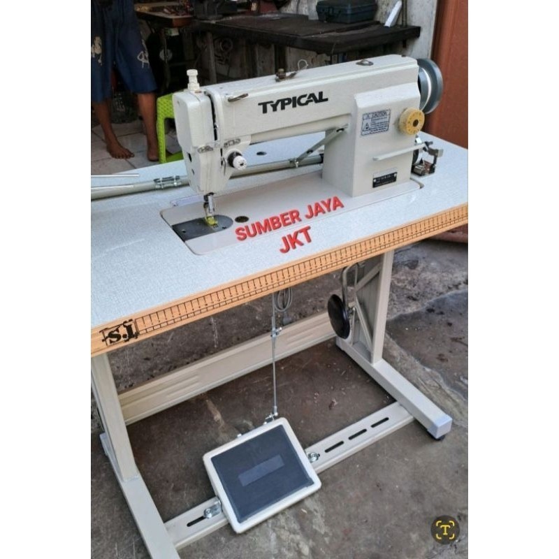 mesin jahit typical GC 6 28 second /baru=servo,/kaki/meja