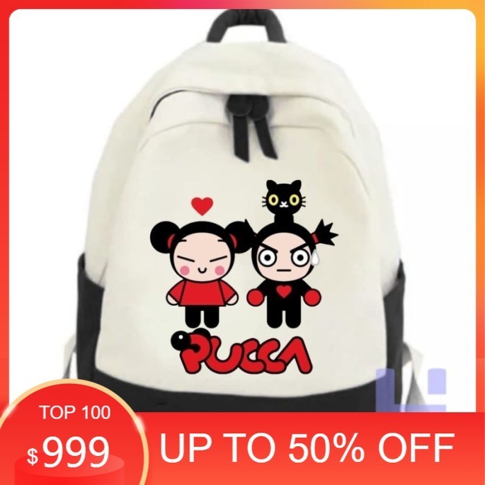 TAS RANSEL ANAK PUCCA - Hitam, One Size