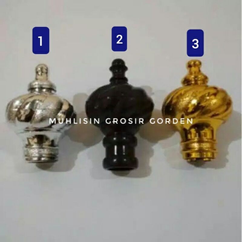 TUTUP GORDEN / TUTUP ALUMUNIUM BULAT / END CUP