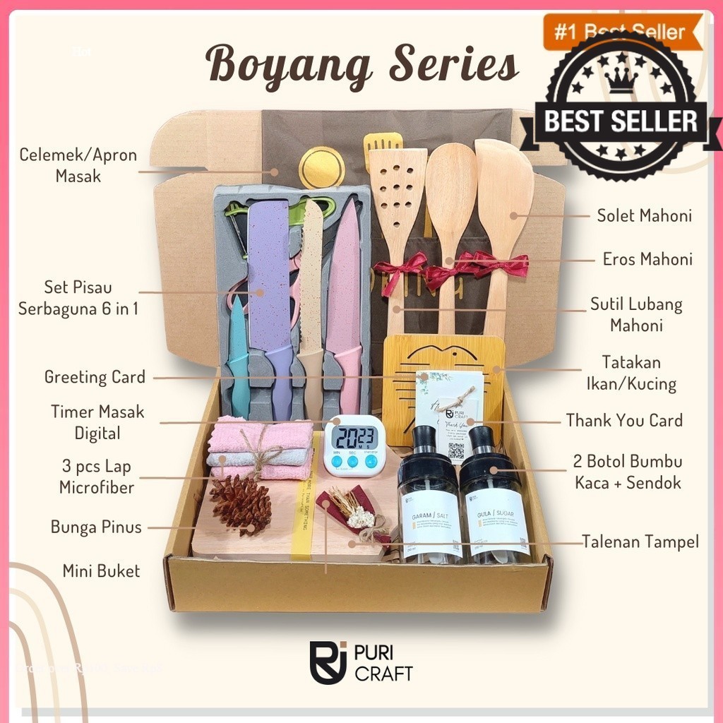 BOYANG Series / Hampers Nikah / Hampers Lebaran / Kado Guru / Kado Nikahan / Kado Pernikahan / Hampe