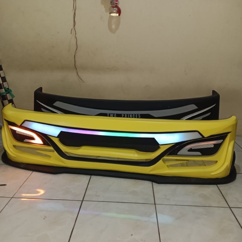 bemper patriot plus lampunya, bisa buat canter, ragasa, dyna, elf