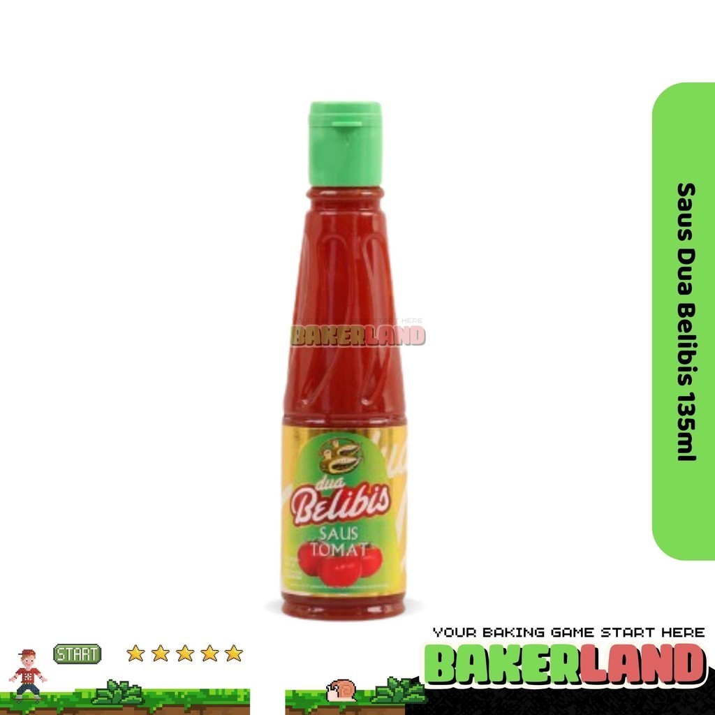 

Saus Tomat Dua Belibis / Saus Botol Saus Tomat 135ml / Saus Kemasan Botol / Saus Dua Belibis Saus Tomat