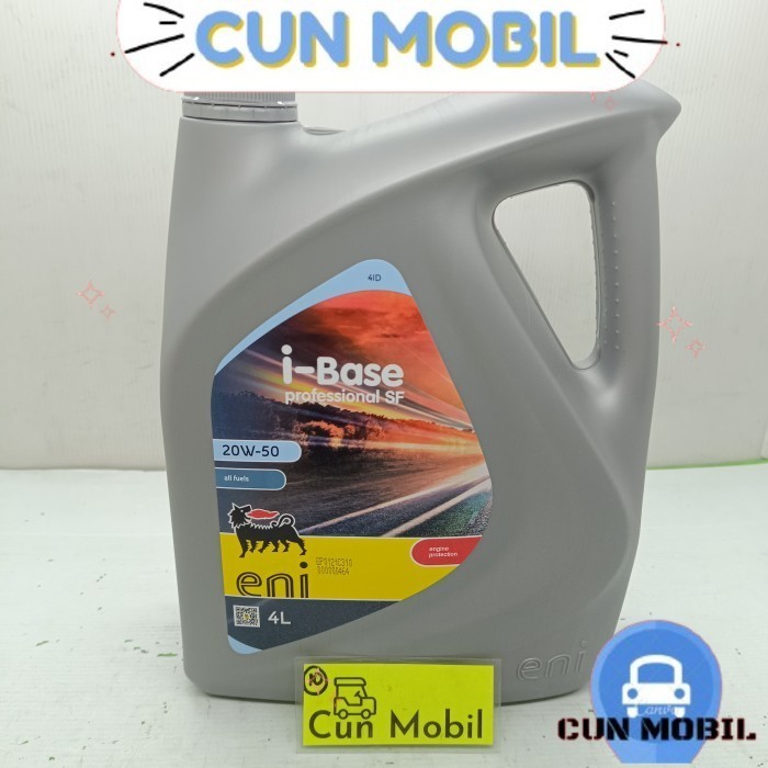 OLI MESIN AGIP BENSIN SAE 20W-50 POWER HD 4L CUN MOBIL