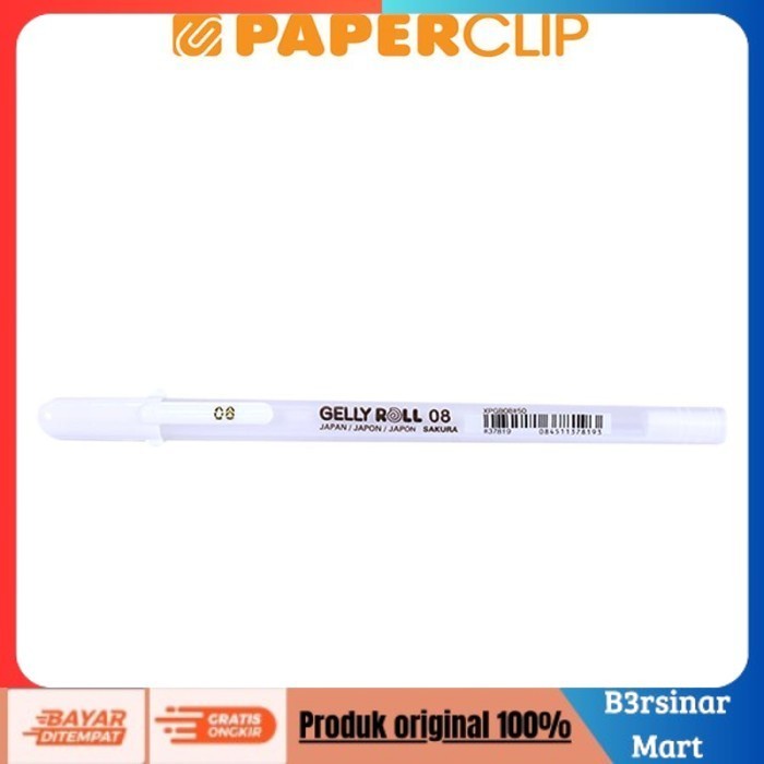 

[COD] DISKON BALLPOINT SAKURA GELLY ROLL XPGB0850 WHITE Berkualitas