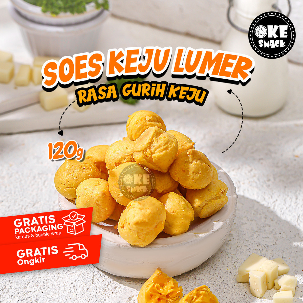 

Soes Keju Lumer Cemilan 120g