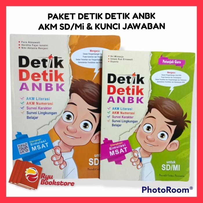 ✨BISA COD✨ - Paket Detik ANBK AKM SD/Mi 2022 + Kunci Jawaban