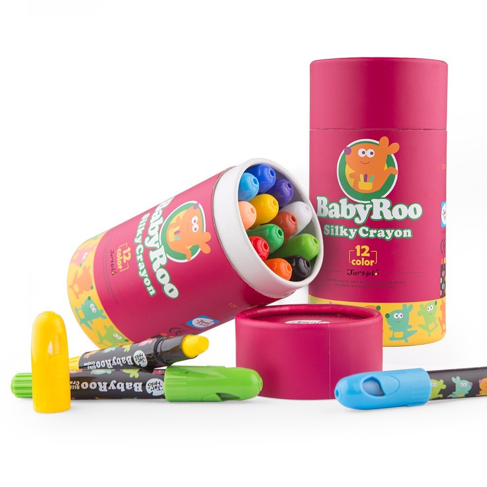 

Jar Melo / Joan Miro Babyroo Washable Silky Crayon Baby Roo Krayon Body Face Painting MURAH