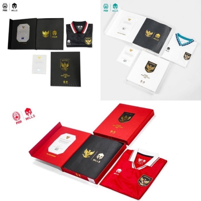 PL JERSEY TIMNAS INDONESIA MILLS PLAYER ISSUE ORIGINAL