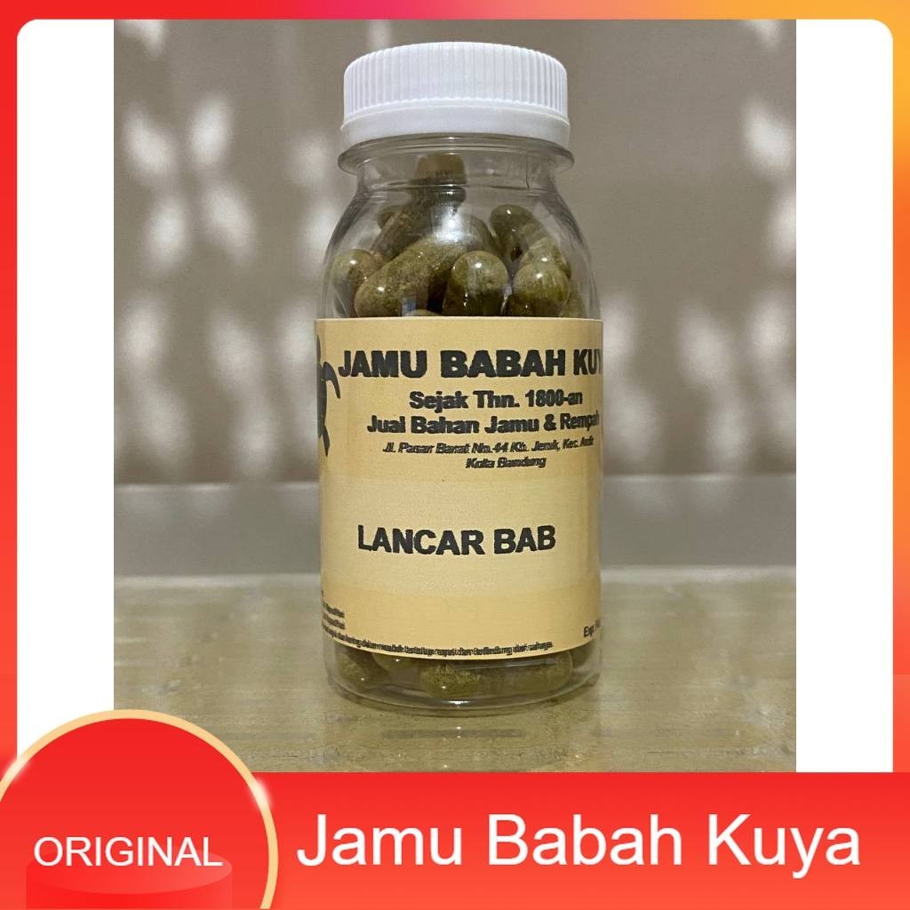 

Jamu Babah Kuya - Pelancar BAB (50 Kapsul) Herbal