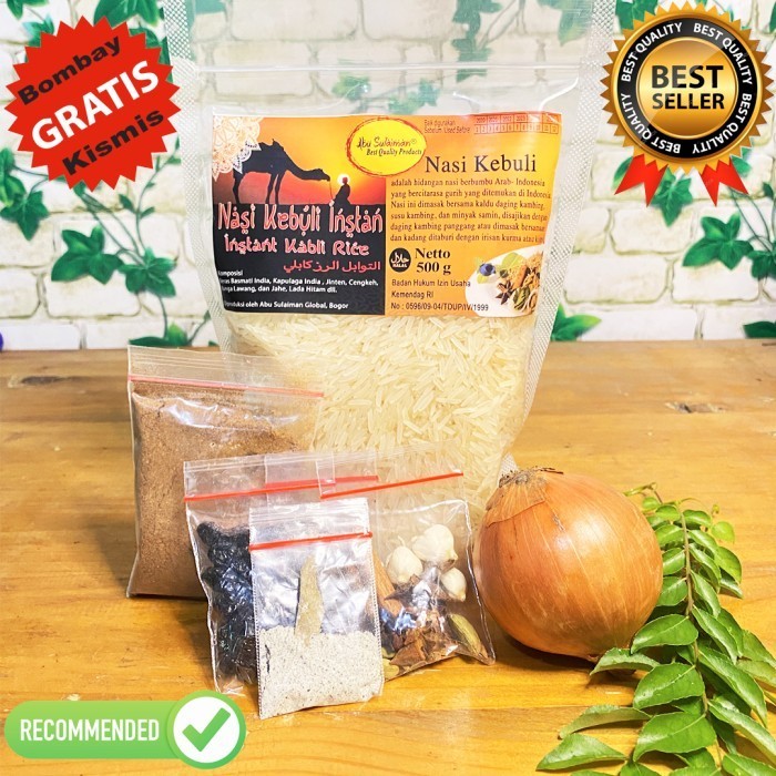 

Bumbu Instan- Nasi Kebuli Instan Abu Sulaiman Ukuran 500 G / Instant Basmati Rice