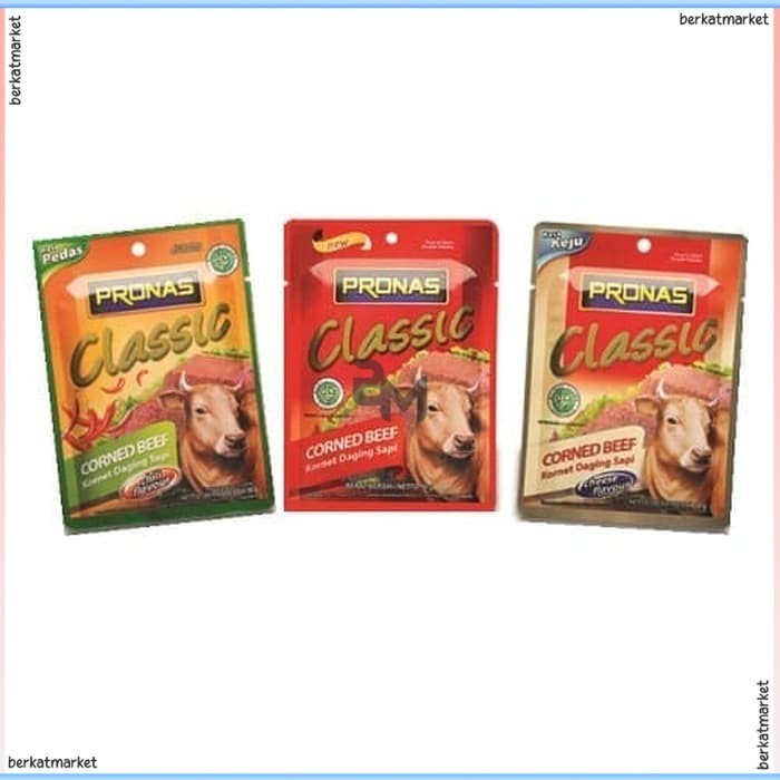 

Pronas Corned Beef Kornet Sapi Sachet 50gr All Varian