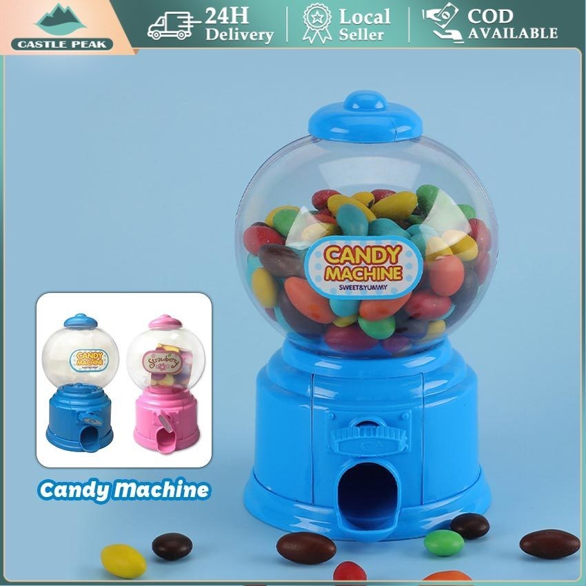 Mini Candy Machine / Dispenser / Coin Bank / Tempat Permen / Mini Vending Machine / Mini Jackpot Ven