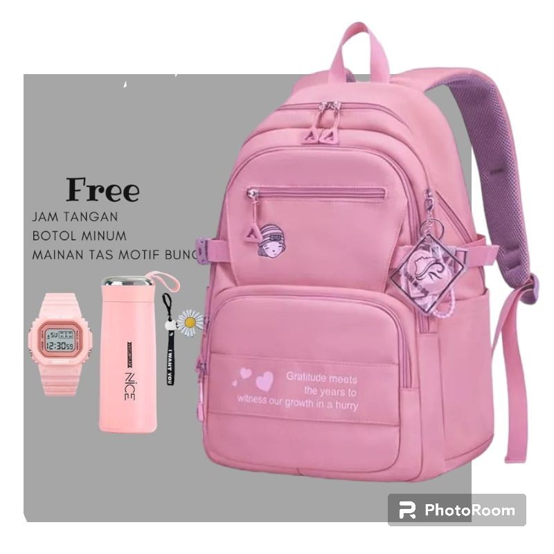 

[PROMO MURAH] DBS LOVE Tas Ransel Sekolah SD SMP SMA Anak Perempuan Terbaru