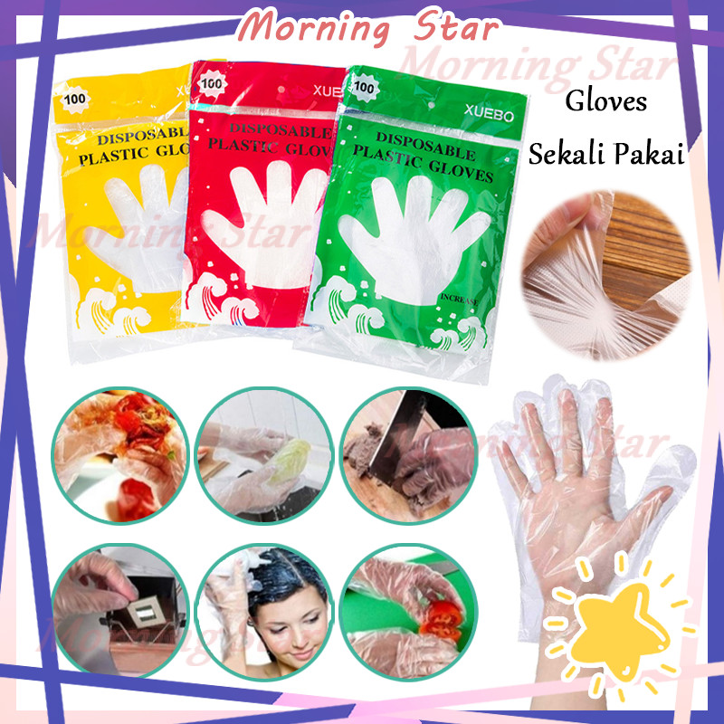Gloves Sekali Pakai/Sarung Tangan Food Disposable/Disposable Plastic Gloves/Sekali Pakai Sarung Tang