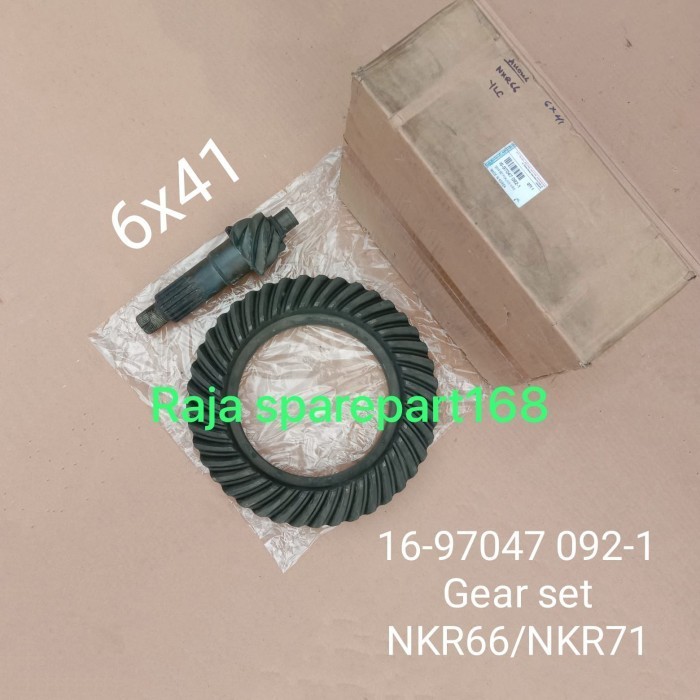 gear set gearset gigi nanas gardan isuzu nkr 71 elf 135 ratio 6x41