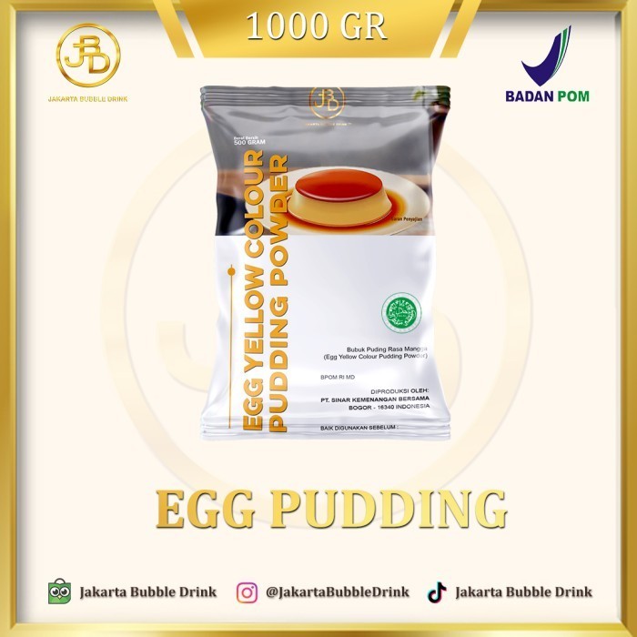 

Egg Pudding Powder 1Kg || Jakarta Bubble Drink