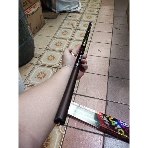 Joran pancing tegek zoom maguro kratos 360cm 450cm 540cm 630cm Tegek Carbon Ringan tulcuk