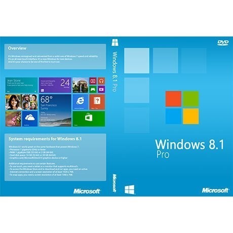 DVD Win 8.1 64bit 32bit OEM - kaset instal ulang laptop/pc/komputer installer