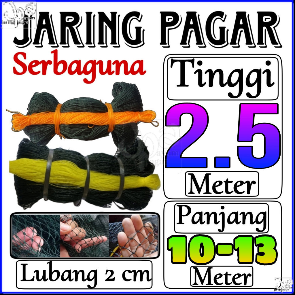 Jaring Ayam Lubang 2 cm Lebar 2.5 Meter / Jaring Pagar Ayam / Jaring Kandang Ayam