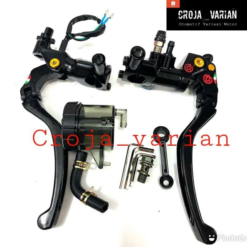 BIG SALE Master rem brembo izumi rcs15 full warna hitam tabung smoke brembo big plus switch plus bre