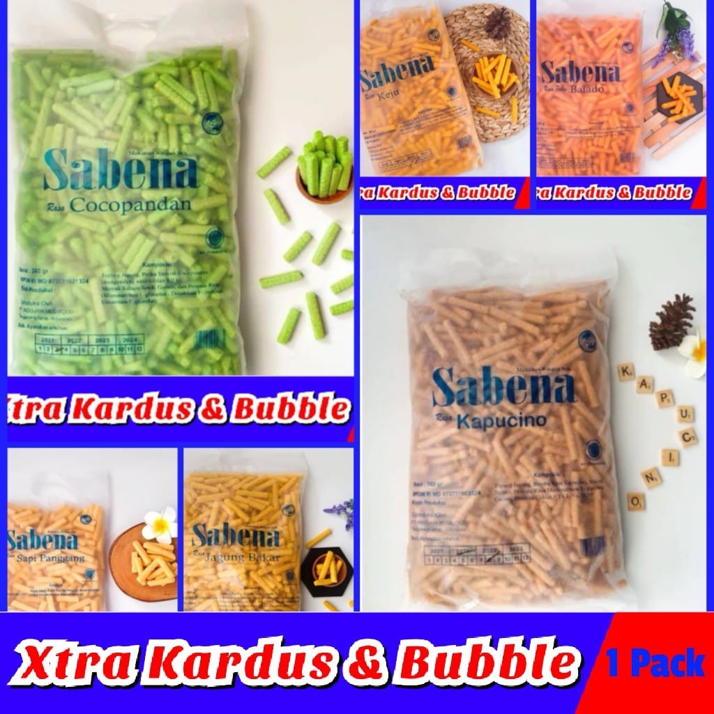 

Sabena Stik Aneka Rasa 360gr / 1 Bungkus / 1 Pack Sabena Stik Mix All Varian Rasa - Raos Rasa