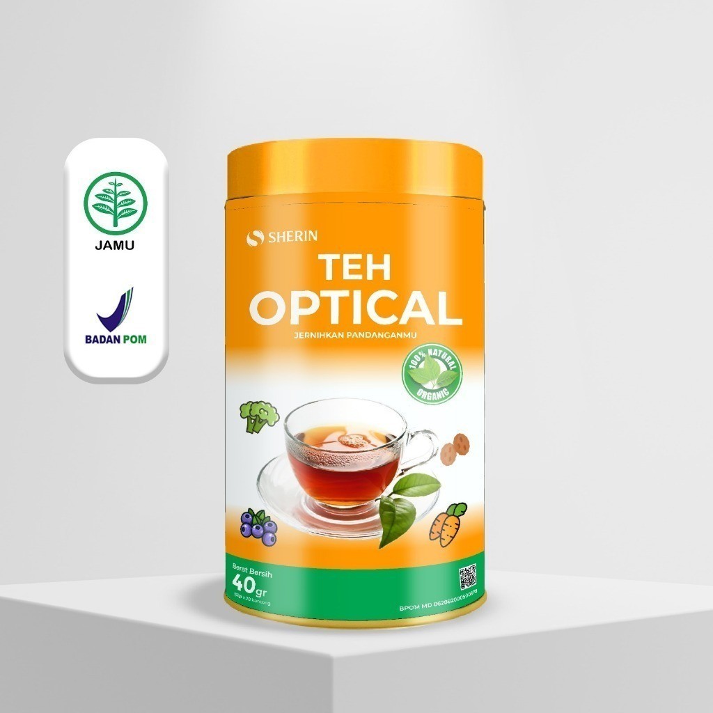 

Teh Optical Kemasan Kaleng | untuk Kesehatan Mata | 40gram