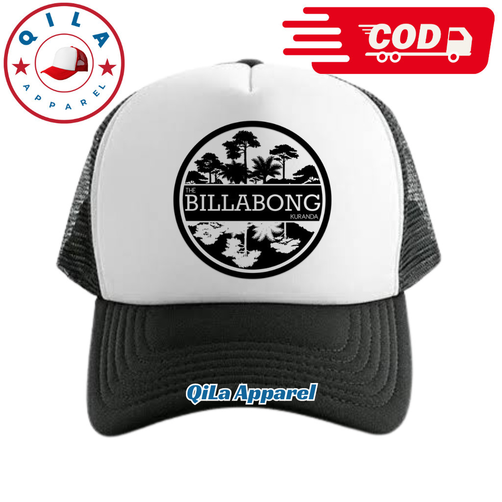 QiLa Apparel Topi Trucker BILLABONG - Topi Distro BILLABONG Logo - Topi BILLABONG Premium - Topi Pri
