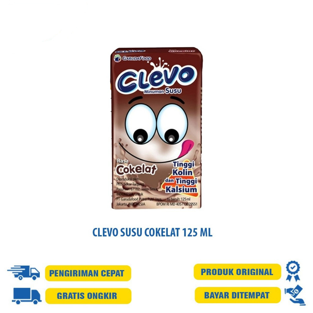 

CLEVO SUSU COKLAT/STRAWBERRY 125ML