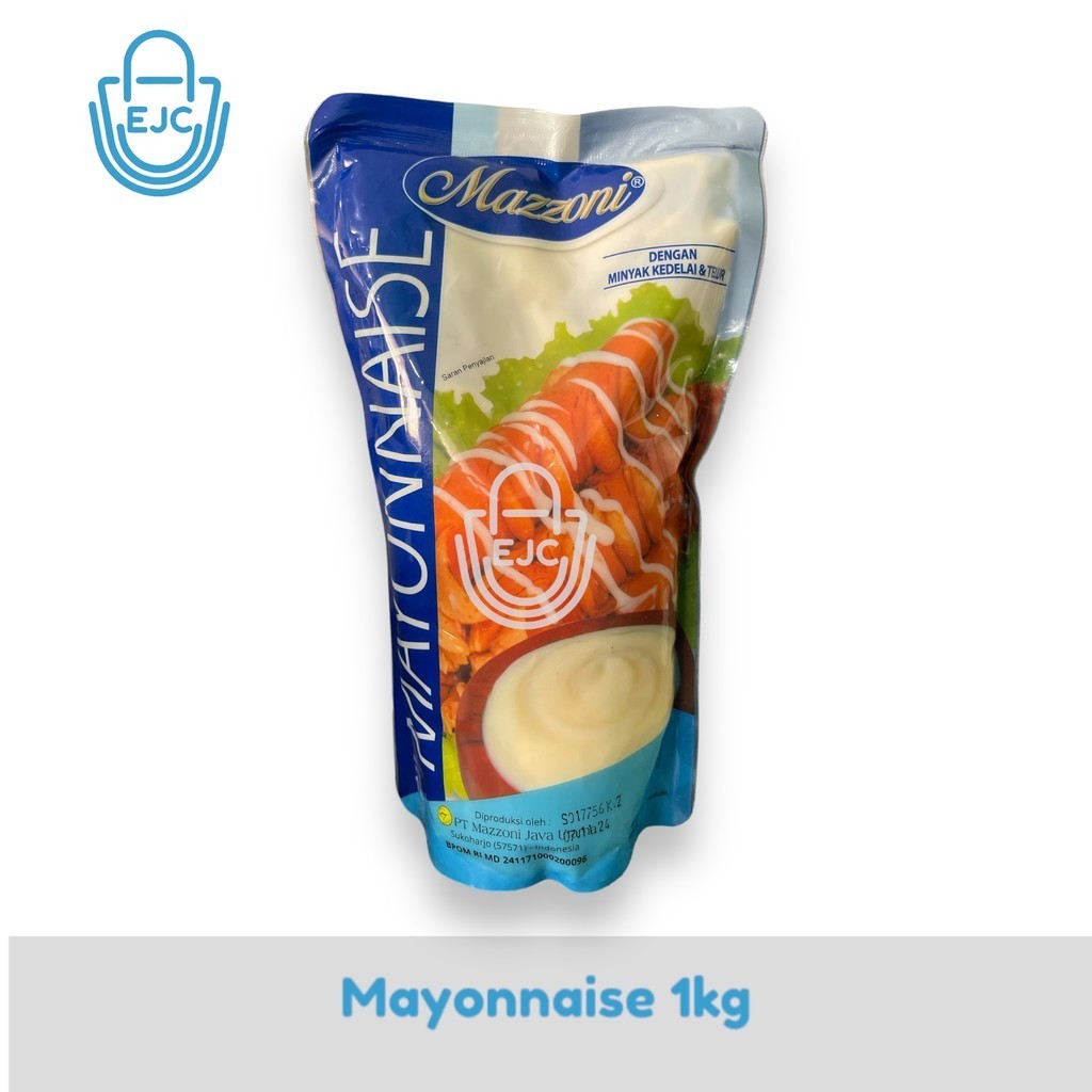 

Mazzoni Mayonais Original Mayonnaise Mayones 1kg Biru