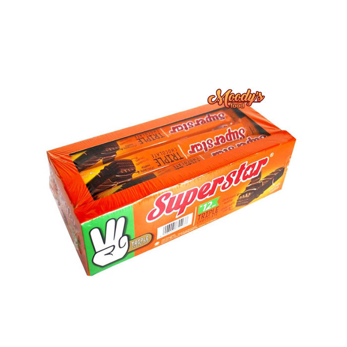 

SUPERSTAR ISI 12 / SNACK / MAKANAN RINGAN / CAMILAN / JAJAN / WAFER Super Enak
